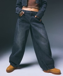 X-girl | LOW RISE HEM TUCK DENIM PANTS(デニムパンツ)