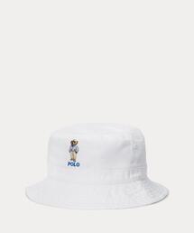 Polo ベア コットン ツイル バケット ハット