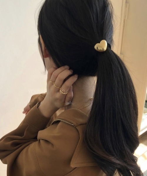 セール】メタルハートヘアゴム（ヘアゴム）｜E&C closet…（イー