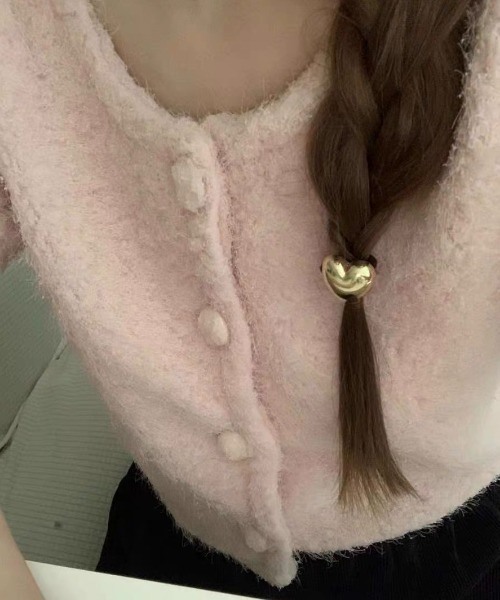 E&C closet…（イーアンドシークローゼット）の「メタルハートヘアゴム（ヘアゴム・レディース・シルバー/ゴールド・FREE）」の20枚目の写真