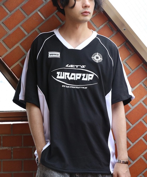 ８(eight)（エイト）の「メッシュVネックプルオーバー（Tシャツ/カットソー・メンズ・ブラック/ネイビー/ホワイト・LARGE/MEDIUM）」の14枚目の写真