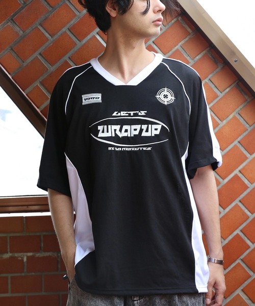８(eight)（エイト）の「メッシュVネックプルオーバー（Tシャツ/カットソー・メンズ・ブラック/ネイビー/ホワイト・LARGE/MEDIUM）」の15枚目の写真