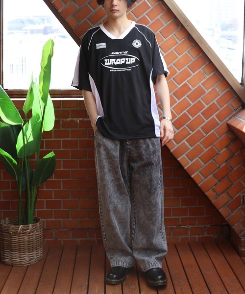 ８(eight)（エイト）の「メッシュVネックプルオーバー（Tシャツ/カットソー・メンズ・ブラック/ネイビー/ホワイト・LARGE/MEDIUM）」の17枚目の写真