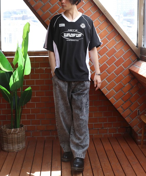 ８(eight)（エイト）の「メッシュVネックプルオーバー（Tシャツ/カットソー・メンズ・ブラック/ネイビー/ホワイト・LARGE/MEDIUM）」の18枚目の写真