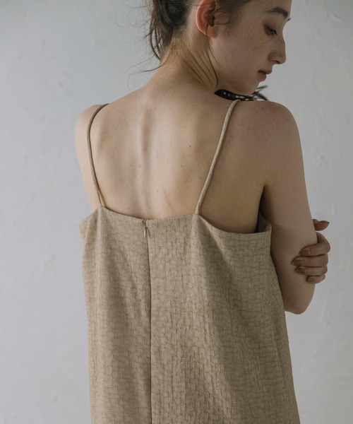 【本物新品保証】 セール】【MINERTE】nuance touch one piece / バックスリット ワンピース