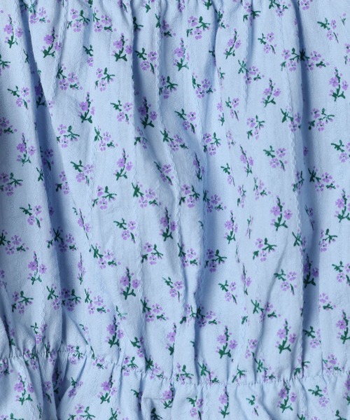 10C REPIPI（ジューシーレピピ）の「【10C REPIPI】フラワーパフブラウス【セットアップ対応】（シャツ/ブラウス・キッズ・アイボリー/サックスブルー・110cm/120cm/130cm）」の18枚目の写真