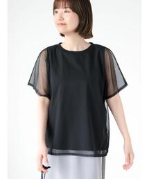 Lugnoncure | チュール重ねドルマントップス(Tシャツ/カットソー)