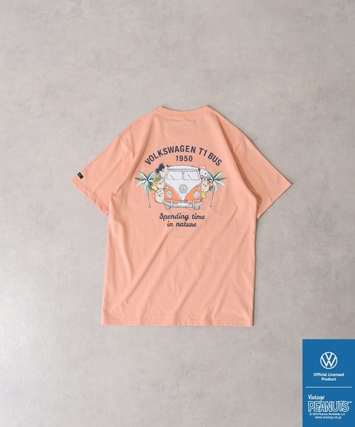 PEANUTS（ピーナッツ）の「PEANUTS×VOLKSWAGEN 半袖Tシャツ（Tシャツ/カットソー・メンズ・ネイビー系/ホワイト系/ホワイト系1/ブラック系/ホワイト系2/ブルーグレー/オレンジ/ネイビー/ブラック/ホワイト・LL/S/M/L）」の12枚目の写真