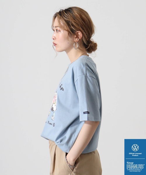 PEANUTS（ピーナッツ）の「PEANUTS×VOLKSWAGEN 半袖Tシャツ（Tシャツ/カットソー・メンズ・ネイビー系/ホワイト系/ホワイト系1/ブラック系/ホワイト系2/ブルーグレー/オレンジ/ネイビー/ブラック/ホワイト・LL/S/M/L）」の20枚目の写真