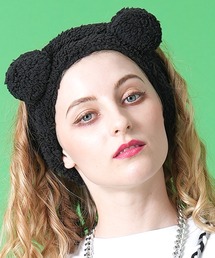 ankoROCK（アンコロック）の「an meets zakka もこもこくま耳ヘアバンド / レディース アニマル 耳付き クマ耳（ヘアバンド・レディース）」