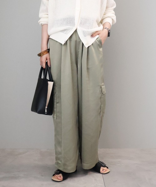 新品　エイチホリック　サテンパンツ サテンベイカーパンツ（その他パンツ）｜AMERICAN HOLIC