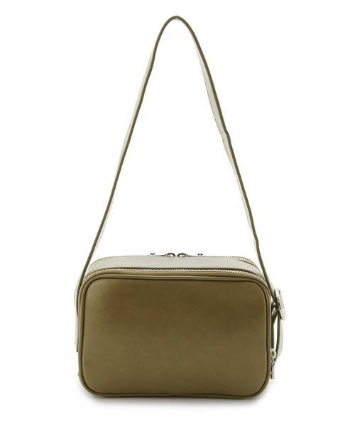emmi（エミ）の「ダブルオープンスクエアミニバッグ（ショルダーバッグ・レディース・シルバー/カーキ/ブラック・FREE）」の16枚目の写真