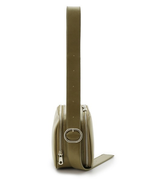 emmi（エミ）の「ダブルオープンスクエアミニバッグ（ショルダーバッグ