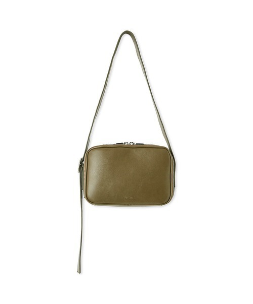 emmi（エミ）の「ダブルオープンスクエアミニバッグ（ショルダーバッグ