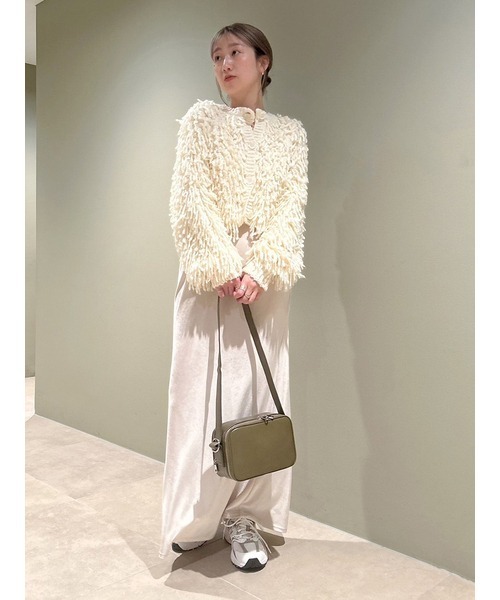 emmi（エミ）の「ダブルオープンスクエアミニバッグ（ショルダーバッグ・レディース・シルバー/カーキ/ブラック・FREE）」の19枚目の写真