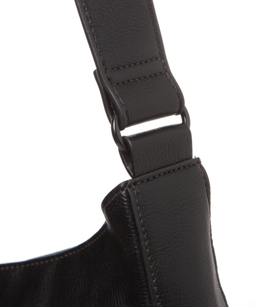 niko and...（ニコアンド）の「フェイクレザーラウンドラージショルダーバッグ（ショルダーバッグ・メンズ・ブラック/ライトグレー・FREE）」の15枚目の写真