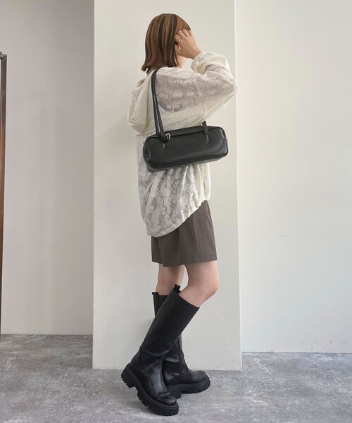 fredy emue（フレディエミュ）の「レースアノラックパーカー（シャツ/ブラウス・レディース・アイボリー/ブラック・38）」の6枚目の写真