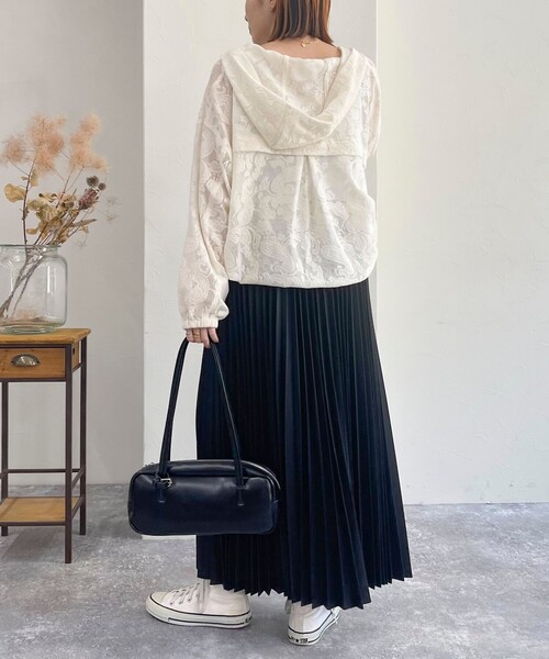 fredy emue（フレディエミュ）の「レースアノラックパーカー（シャツ/ブラウス・レディース・アイボリー/ブラック・38）」の18枚目の写真