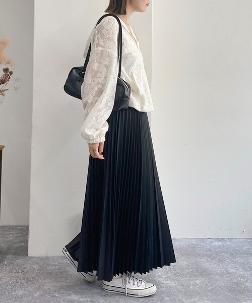 fredy emue（フレディエミュ）の「レースアノラックパーカー（シャツ/ブラウス・レディース・アイボリー/ブラック・38）」の20枚目の写真