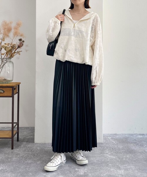 fredy emue（フレディエミュ）の「レースアノラックパーカー（シャツ/ブラウス・レディース・アイボリー/ブラック・38）」の21枚目の写真