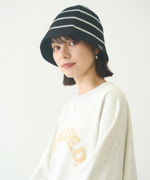 セール】STRIPE KNIT HAT（ハット）｜MILKFED.（ミルクフェド