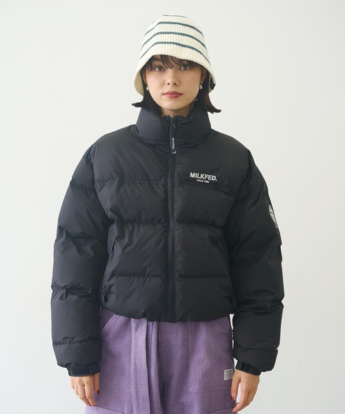 MILKFED.（ミルクフェド）の「STRIPE KNIT HAT（ハット・レディース・ブラック/ベージュ/ホワイト・ONE SIZE）」の15枚目の写真