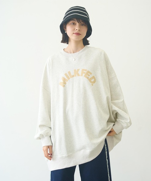 MILKFED.（ミルクフェド）の「STRIPE KNIT HAT（ハット・レディース・ブラック/ベージュ/ホワイト・ONE SIZE）」の20枚目の写真