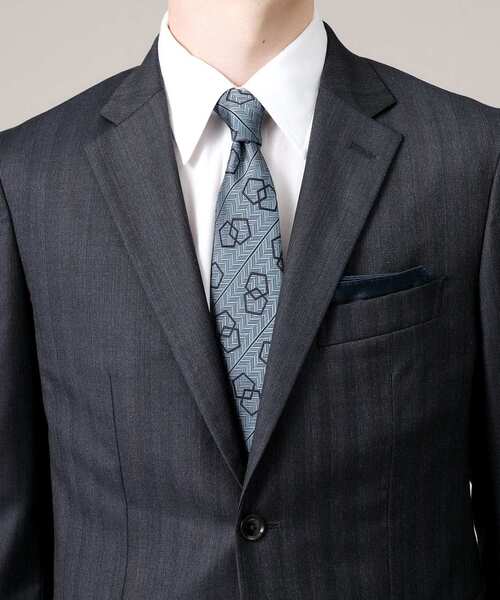 【セール】【Made in JAPAN】シャドー矢羽根 525ペンタゴン ネクタイ（ネクタイ）｜TAKEO KIKUCHI（タケオキクチ）