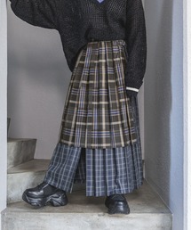 PAGEBOY | デザインチェックスカート(スカート)