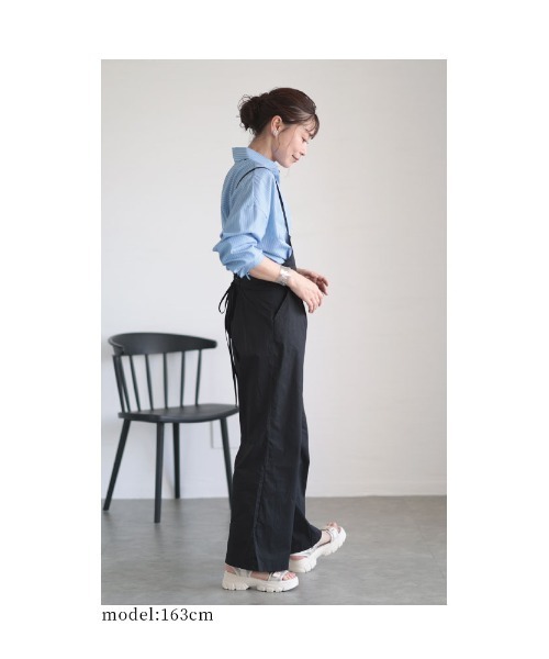 Sawa a la mode（サワアラモード）の「サロペットパンツ（サロペット/オーバーオール・レディース・ブラック・FREE）」の11枚目の写真