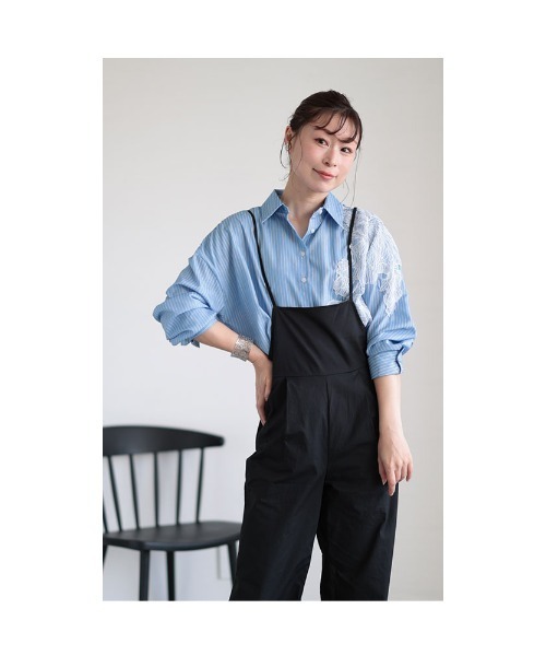 Sawa a la mode（サワアラモード）の「サロペットパンツ（サロペット/オーバーオール・レディース・ブラック・FREE）」の13枚目の写真