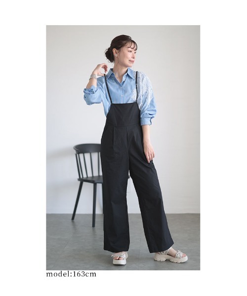 Sawa a la mode（サワアラモード）の「サロペットパンツ（サロペット/オーバーオール・レディース・ブラック・FREE）」の14枚目の写真