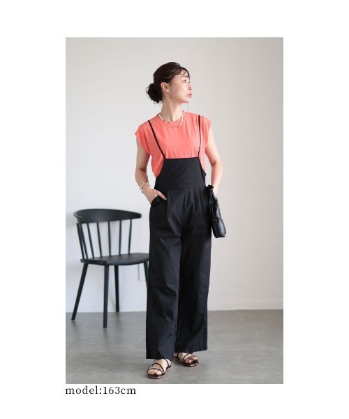 Sawa a la mode（サワアラモード）の「サロペットパンツ（サロペット/オーバーオール・レディース・ブラック・FREE）」の19枚目の写真