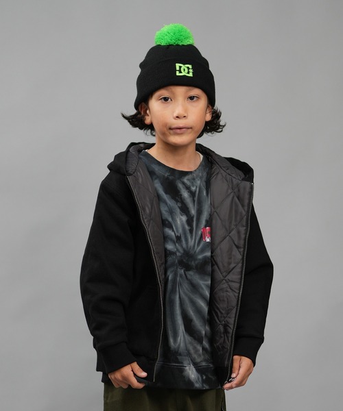【セール】DC/ディーシー 24 KD PADDED HOOD JACKET24 キッズ パデッド フード ジャケット ジャケット スケートボード 親子コーデ ストレッチ YJK244517（その他アウター）｜DC（ディーシー）