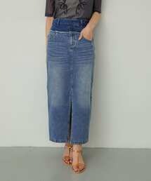 SENSE OF PLACE by URBAN RESEARCH | レイヤードデニムスカート(スカート)