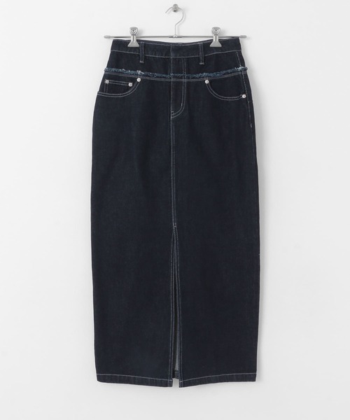 セール】レイヤードデニムスカート（スカート）｜SENSE OF PLACE by