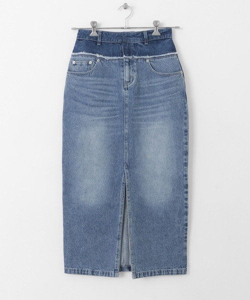 セール】レイヤードデニムスカート（スカート）｜SENSE OF PLACE by