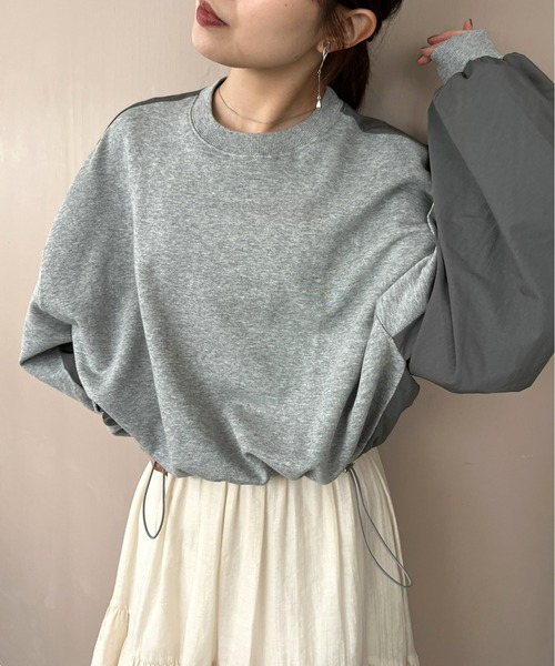 Olu.（オルドット）の「ドッキングスウェット[セットアップ可能]（スウェット・レディース・ブラック/ライトグレー/ダークグレー・FREE）」の3枚目の写真