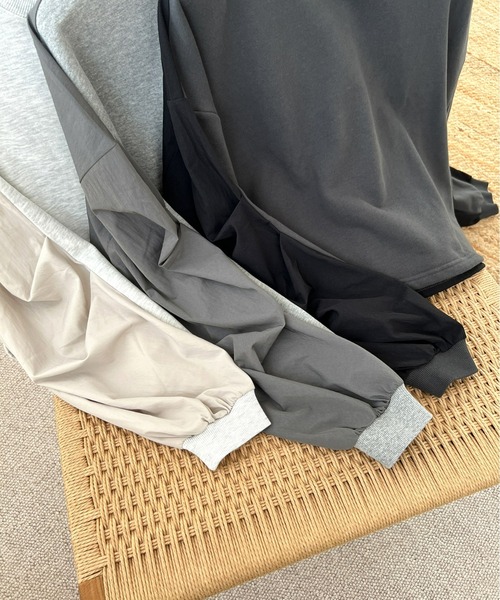 Olu.（オルドット）の「ドッキングスウェット[セットアップ可能]（スウェット・レディース・ブラック/ライトグレー/ダークグレー・FREE）」の18枚目の写真