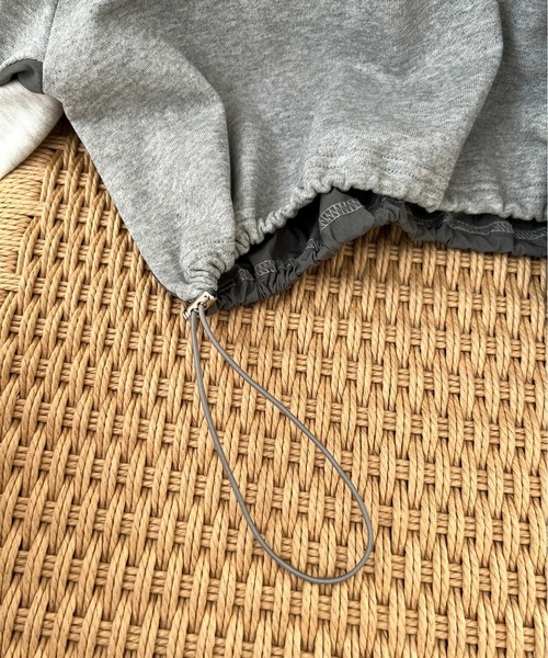 Olu.（オルドット）の「ドッキングスウェット[セットアップ可能]（スウェット・レディース・ブラック/ライトグレー/ダークグレー・FREE）」の19枚目の写真