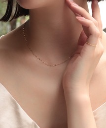 ノワールドプーペ　18金 ウェーブネックレス 楽天市場】K10 ミラーボール 密集 ネックレス／ノワール ド