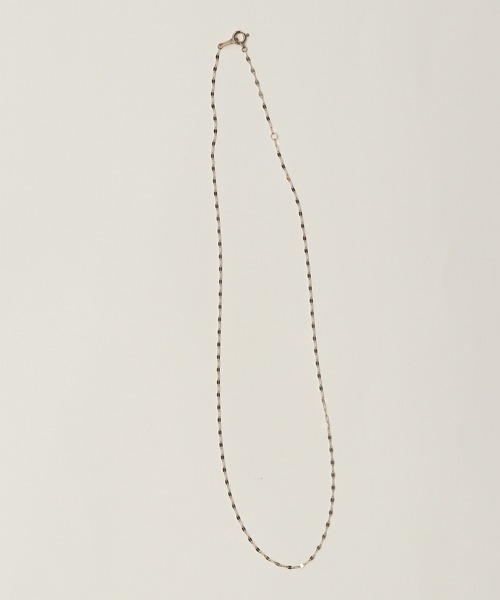 K10YG ペタルチェーンネックレス 40cm（ネックレス）｜NOIR DE