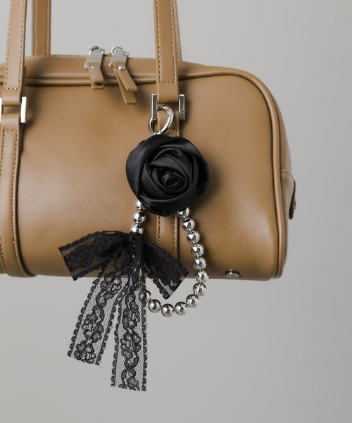 オーダー受付★リボンストラップ☆キーホルダー リボンキーホルダー Simple ୨୧ 名入れ メッセージ キーホルダー