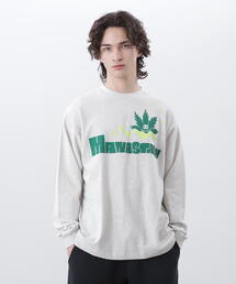 MANASTASH（マナスタッシュ）の「MANASTASH/マナスタッシュ　HEMP L/S TEE SUN/ヘンプロングスリーブTシャツ サン（Tシャツ/カットソー）」