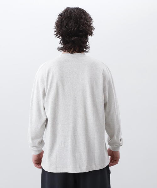MANASTASH(マナスタッシュ)の「MANASTASH/マナスタッシュ HEMP L/S TEE SUN/ヘンプロングスリーブTシャツ サン(Tシャツ/カットソー・メンズ・その他5/ライトグリーン/ネイビー・M/L/S/XL)」の10枚目の写真