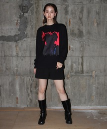 UNIT CHEST | 【UNIT CHEST】unique unisex long sleeve T-shirt/ユニークユニセックス ロンT OIF designer eggs コラボ Dejavu by riosegawa(Tシャツ/カットソー)