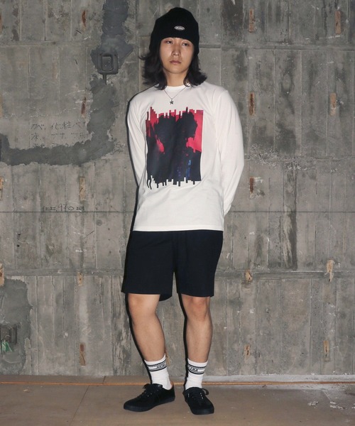 UNIT CHEST（ユニットチェスト）の「【UNIT CHEST】unique unisex long sleeve T-shirt/ユニークユニセックス ロンT OIF designer eggs コラボ  Dejavu by riosegawa（Tシャツ/カットソー・レディース・ホワイト/ブラック・L/M/S）」の11枚目の写真