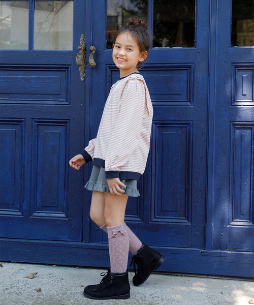 組曲（クミキョク）の「【16-24㎝】ローゲージ ソックス（ソックス/靴下・キッズ・ライトグレー系/オールドローズ系/ピンク系・LL/MEDIUM/LARGE）」の17枚目の写真