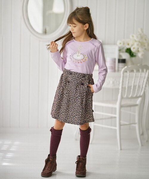 組曲（クミキョク）の「【16-24㎝】ローゲージ ソックス（ソックス/靴下・キッズ・ライトグレー系/オールドローズ系/ピンク系・LL/MEDIUM/LARGE）」の14枚目の写真