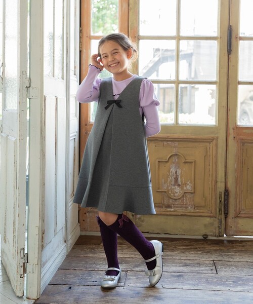 組曲（クミキョク）の「【16-24㎝】ローゲージ ソックス（ソックス/靴下・キッズ・ライトグレー系/オールドローズ系/ピンク系・LL/MEDIUM/LARGE）」の12枚目の写真